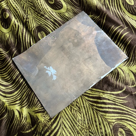 Vintage Mexican Folk Art Retablo Ex-Voto Virgin Mary Snake Bite Prayer on Tin - Picture 6 of 7